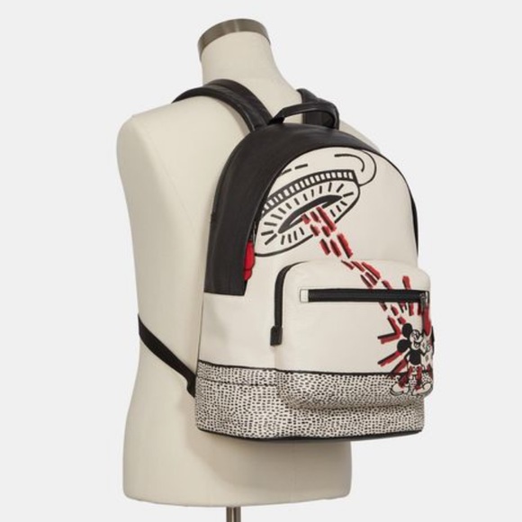 DISNEY MICKEY MOUSE X KEITH HARING WEST BACKPACK - Picture 9 of 10